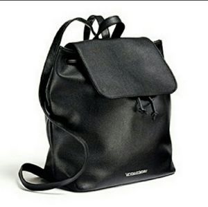 Victoria's Secret black faux leather bag